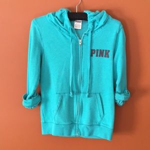 PINK zip up hoodie
